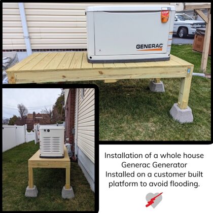 Installation of Generator in Flood Zone